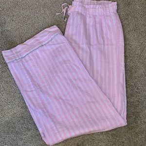 striped pajama pants